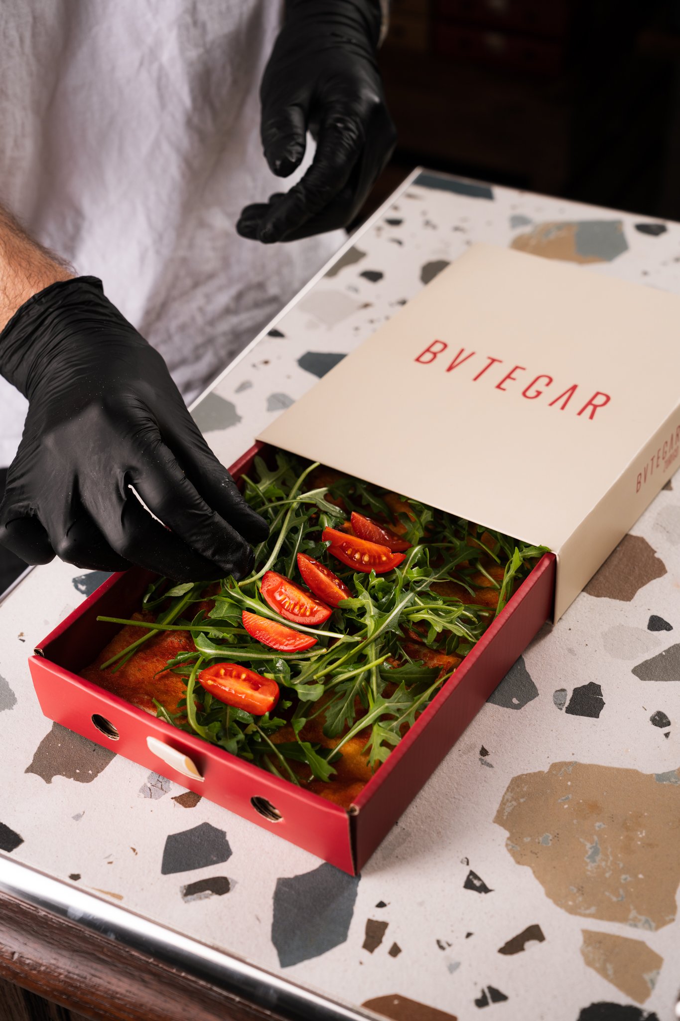 take away zürich butegar pizza al taglio rucola