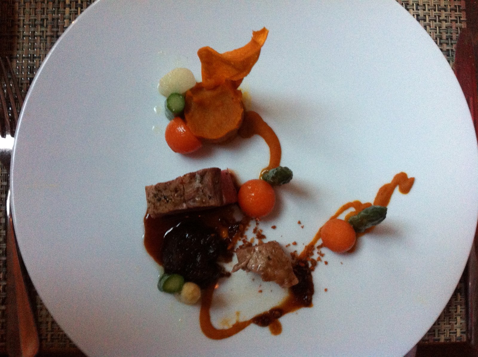 rusterei rind susskartoffelpuree