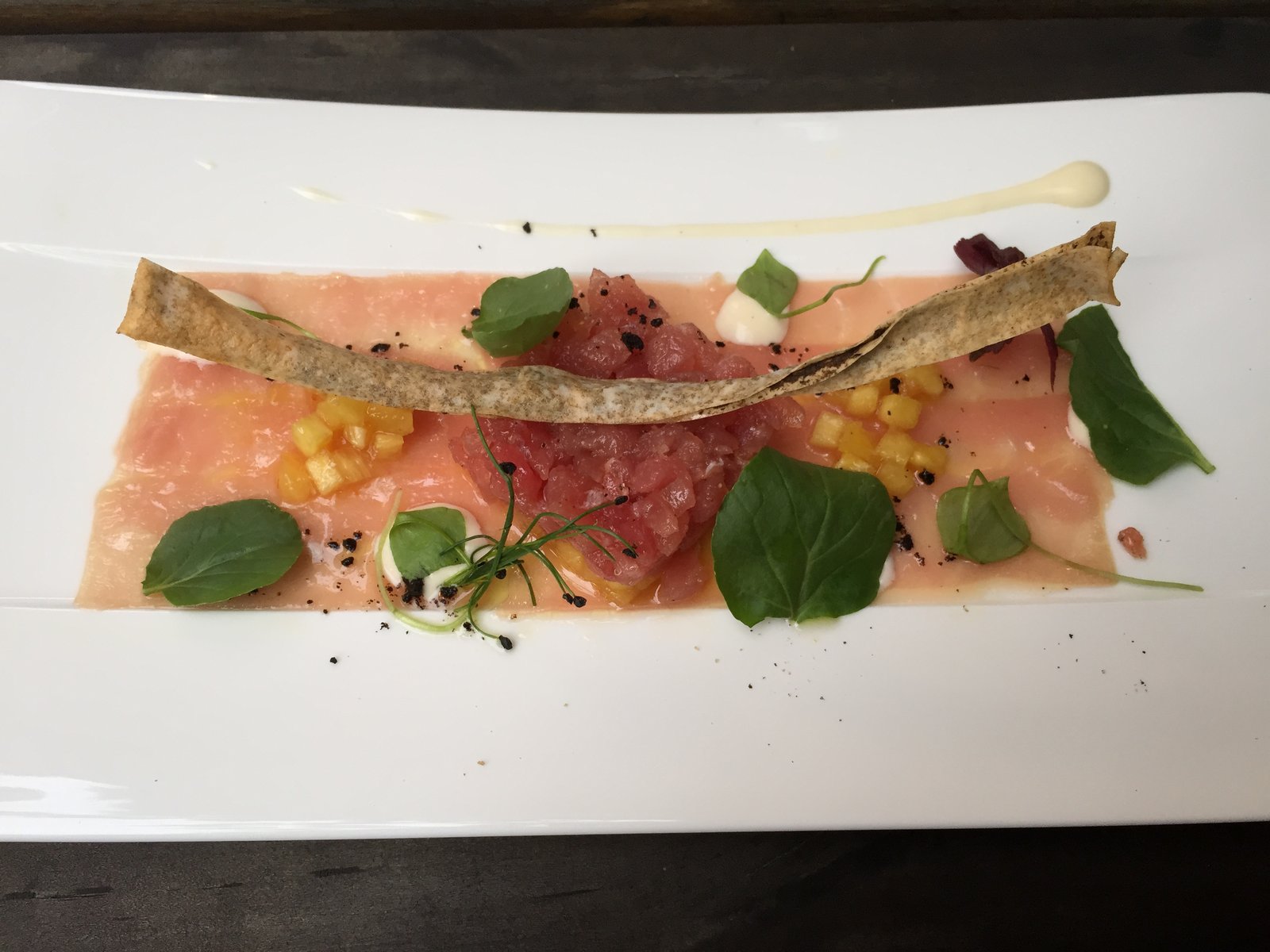 drei stuben thunfisch tartar mango